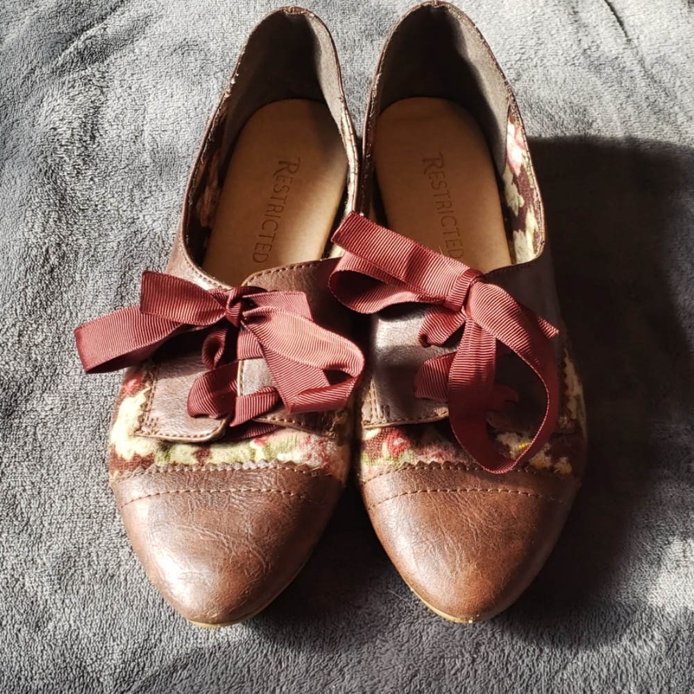 🌹 Floral Bow Shoes 🌹